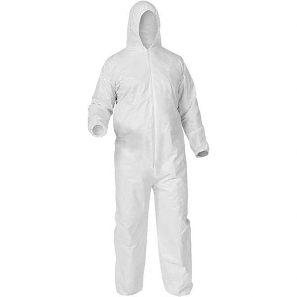 AFCAT Medium-Duty Breathable Coverall, Zipper Front w/ Attached Hood (Case of 25)