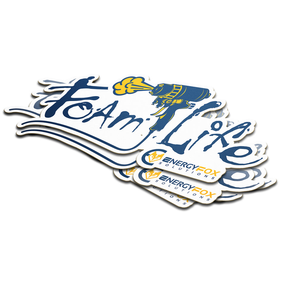Foam Life Sticker (6" x 2.64")